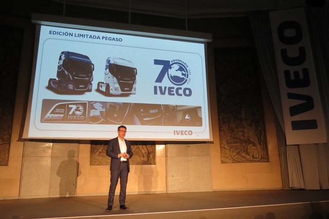 Gaetano De Astis, responsable de IVECO en España, destaca la serie Edición Especial Pegaso con financiación hasta 7 años.